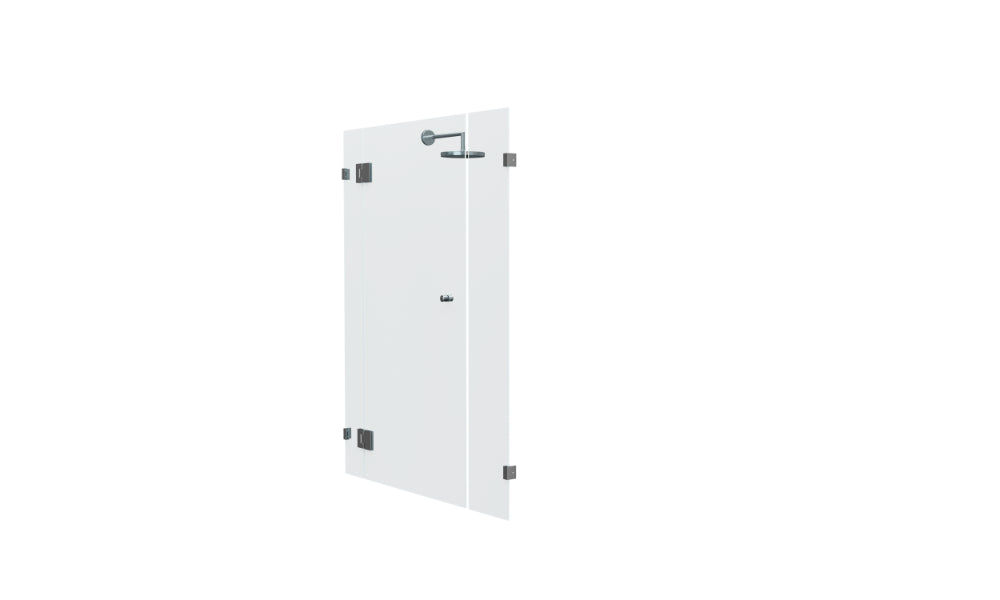 Inline panel and hinged door