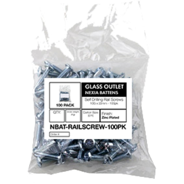 NBAT-RAILSCREW-100PK