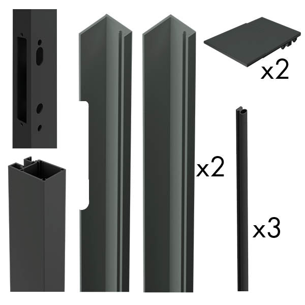 Quickscreen | Gate Mortice Lock Side Frame Kit