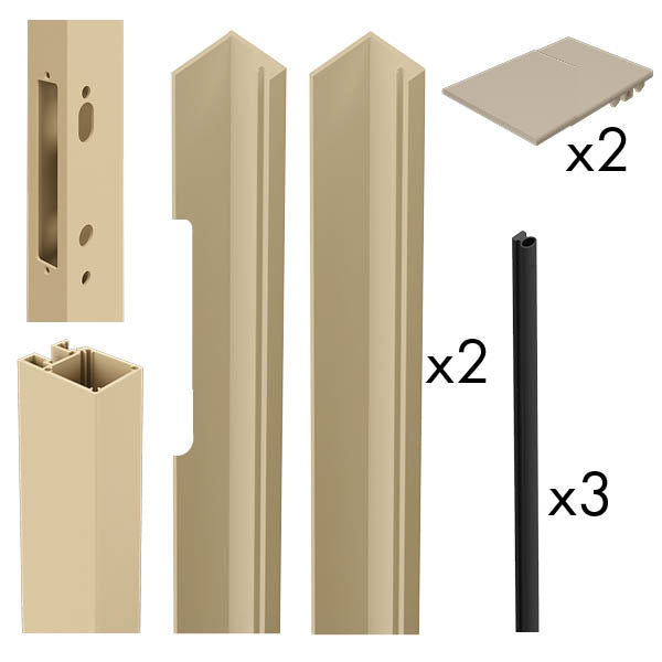 Quickscreen | Gate Mortice Lock Side Frame Kit