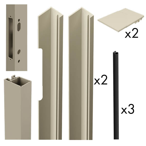 Quickscreen | Gate Mortice Lock Side Frame Kit