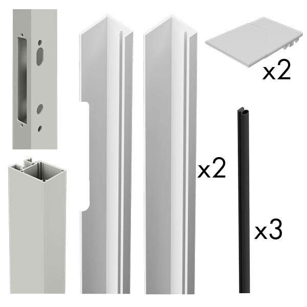 Quickscreen | Gate Mortice Lock Side Frame Kit