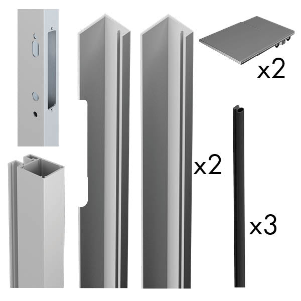 Quickscreen | Gate Mortice Lock Side Frame Kit