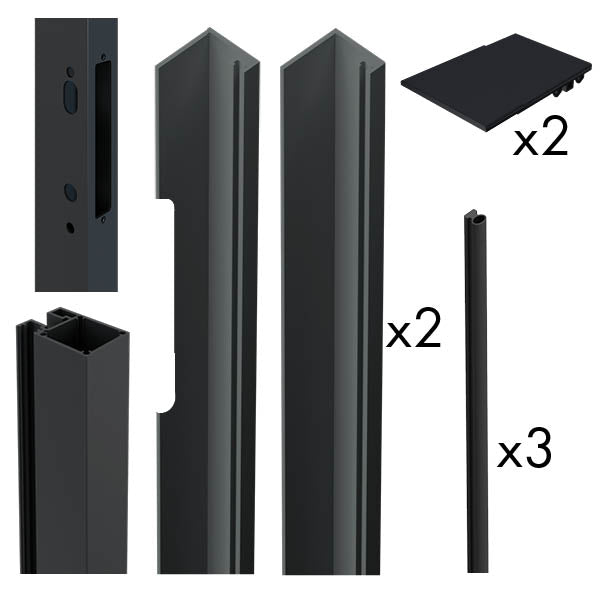 Quickscreen | Gate Mortice Lock Side Frame Kit