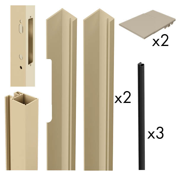 Quickscreen | Gate Mortice Lock Side Frame Kit