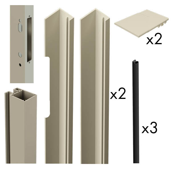 Quickscreen | Gate Mortice Lock Side Frame Kit