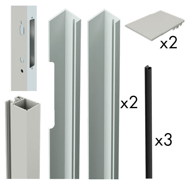 Quickscreen | Gate Mortice Lock Side Frame Kit