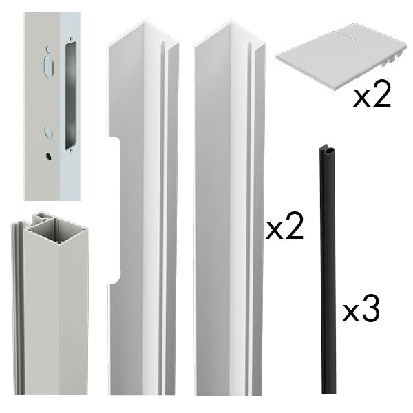 Quickscreen | Gate Mortice Lock Side Frame Kit