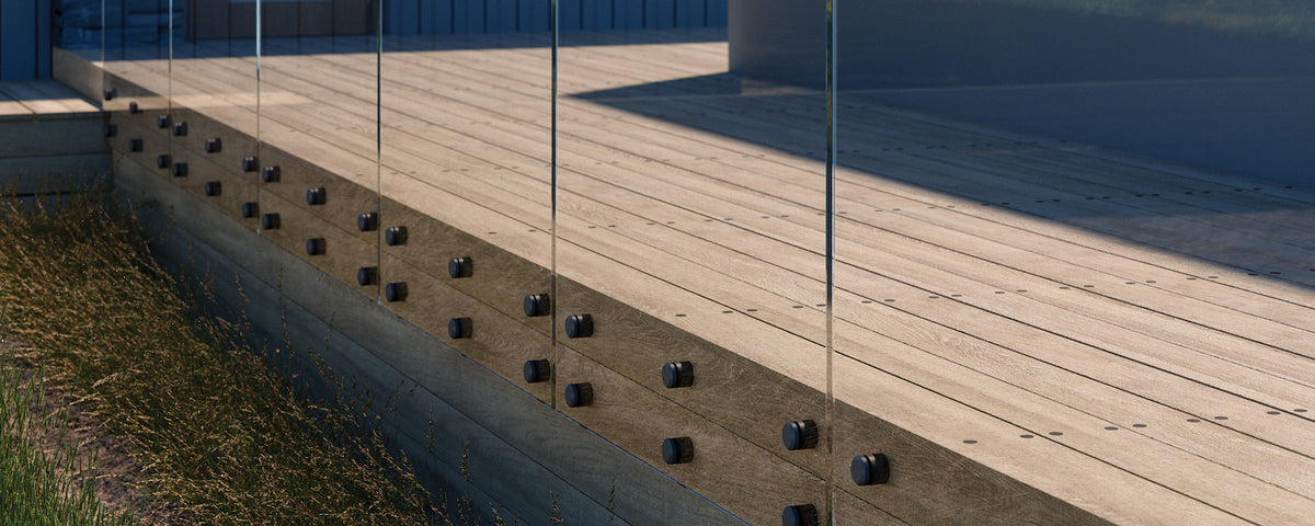 Standoff Glass Balustrade